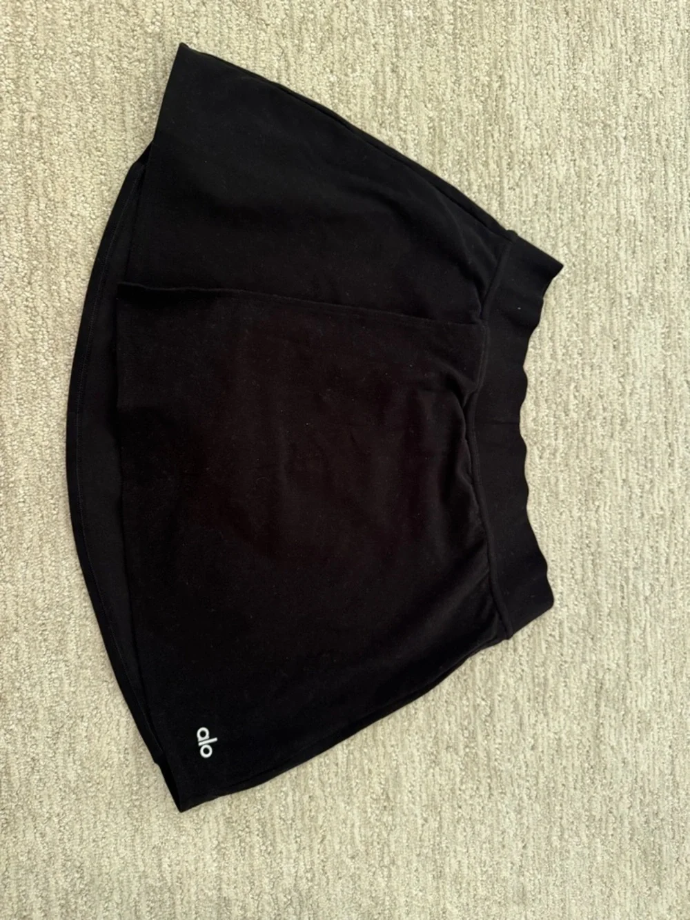 ALO Yoga Black Athletic Skirt